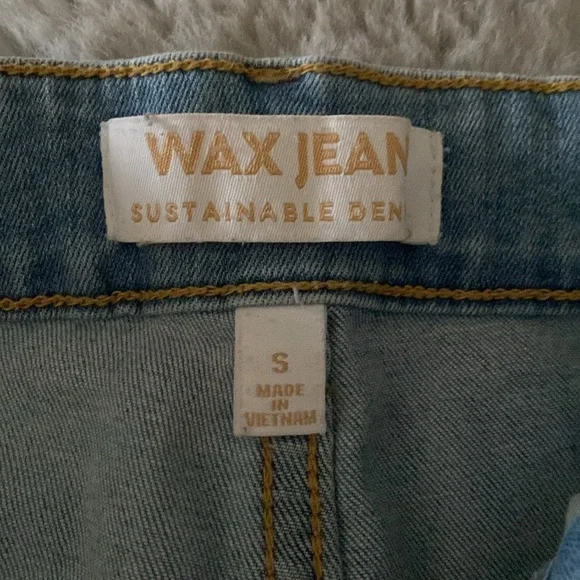 Light Blue Ripped Shorts Size S - Picture 3 of 4